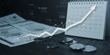 Financial charts and bond certificates symbolizing fixed-income growth in 2026.