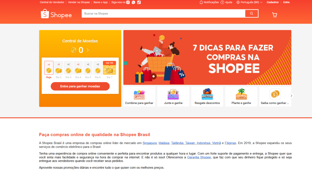 Produtos Grátis na Shopee