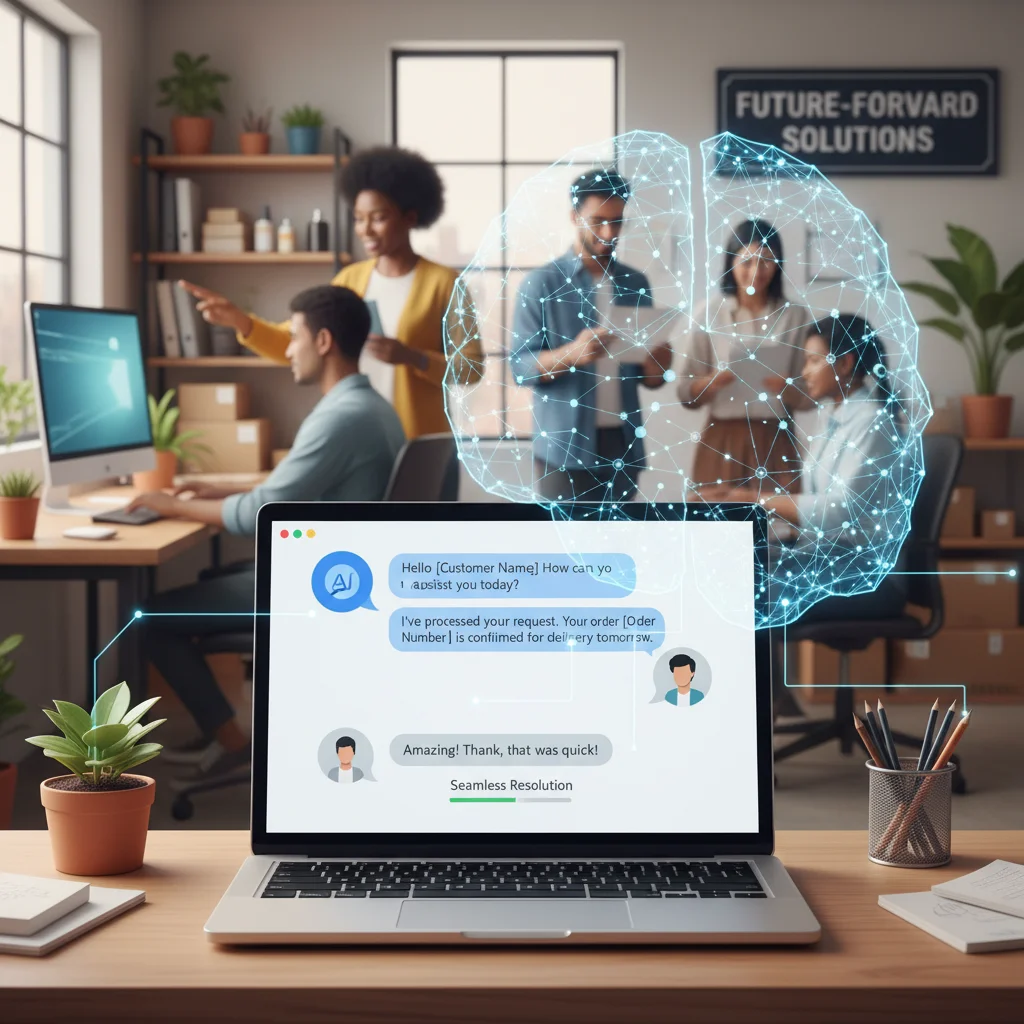 AI-powered chatbot providing excellent customer service for small businesses