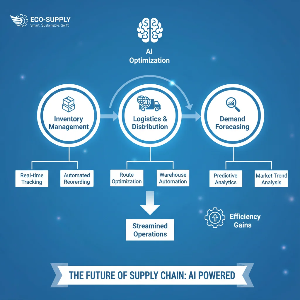 AI optimizing supply chain and operational efficiency for small businesses