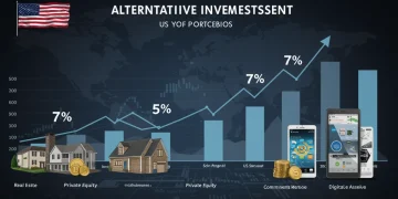 Diversified portfolio of alternative investments for 2026, showing stability and growth.