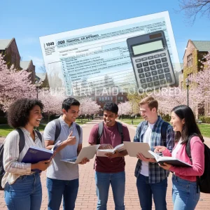 College students on campus, symbolizing the American Opportunity Tax Credit for education expenses.