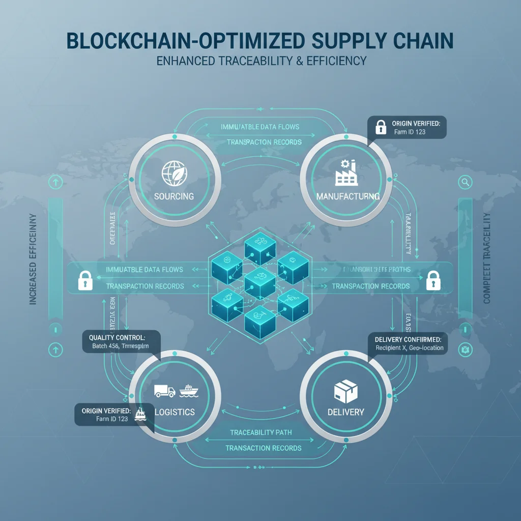 Optimización de la cadena de suministro con tecnología blockchain