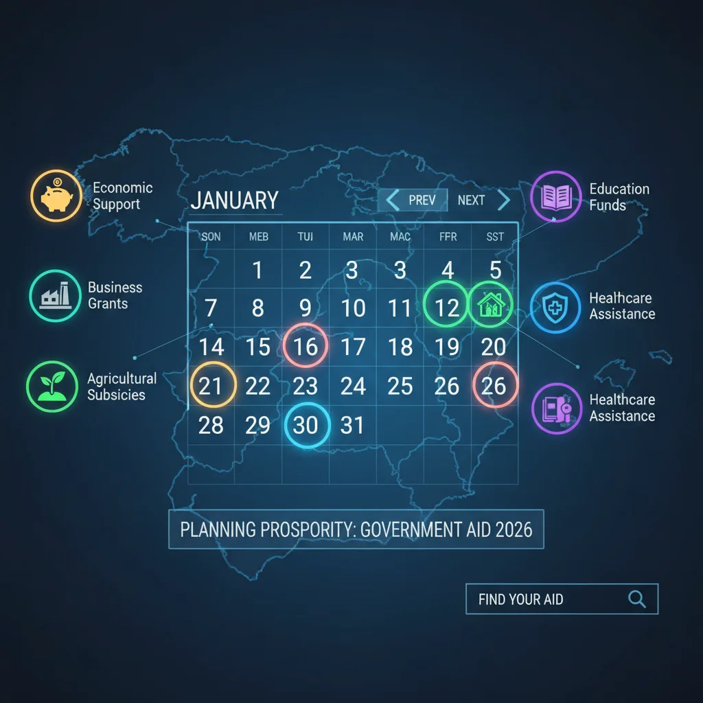 Calendario de Ayudas Estatales 2026: Convocatorias Clave para Empresas y Particulares en España