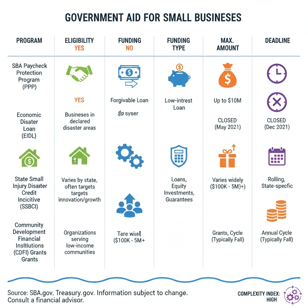 Infografía detallada comparando diferentes programas de ayudas a la digitalización para pymes, con requisitos, cuantías y plazos claramente indicados.