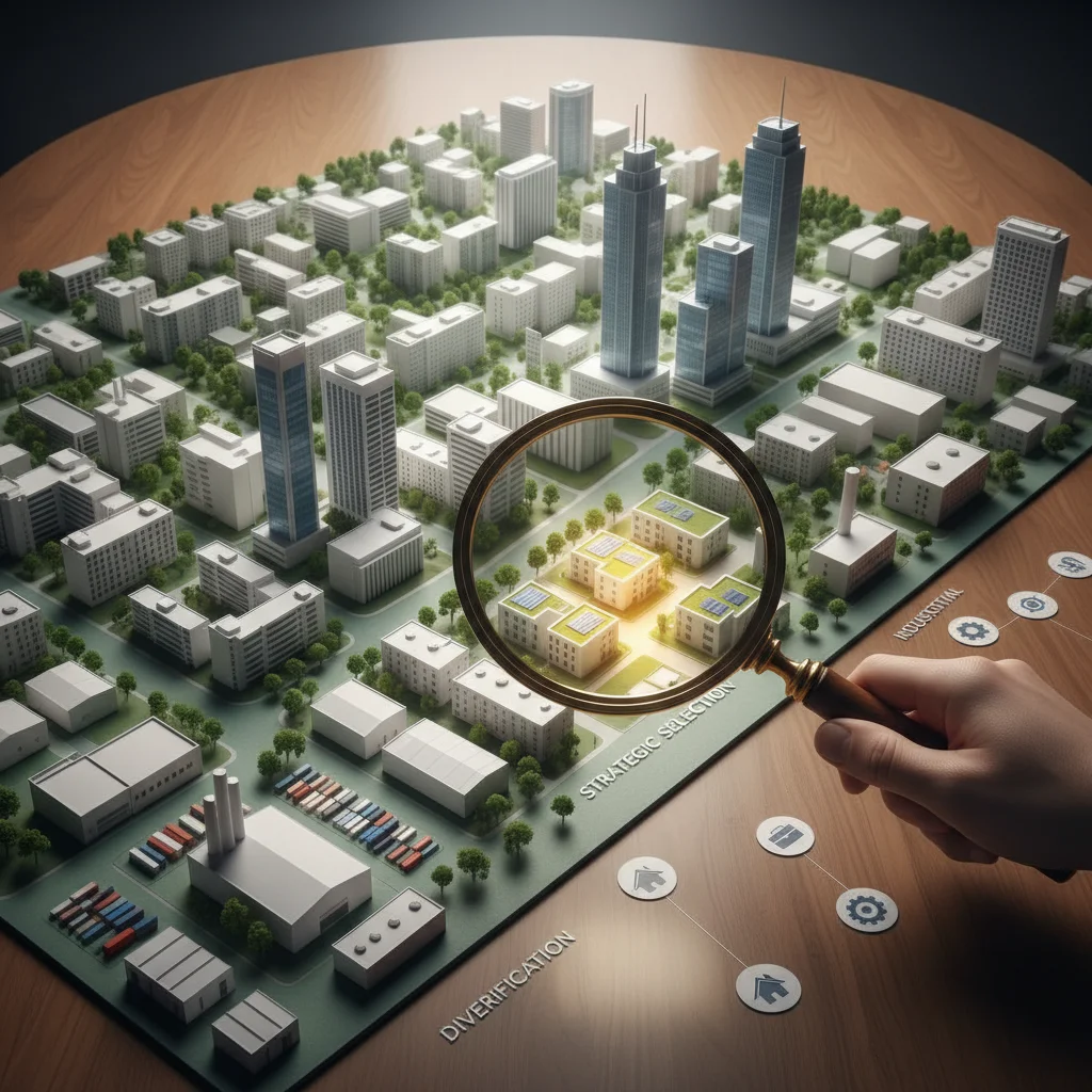 Diversified real estate portfolio and strategic property selection