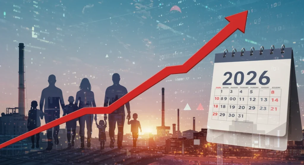 National Economic Outlook 2026: 2.5% GDP Growth Impact on US Households