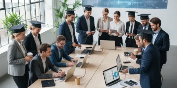 Professionals celebrating education and career advancement in 2026