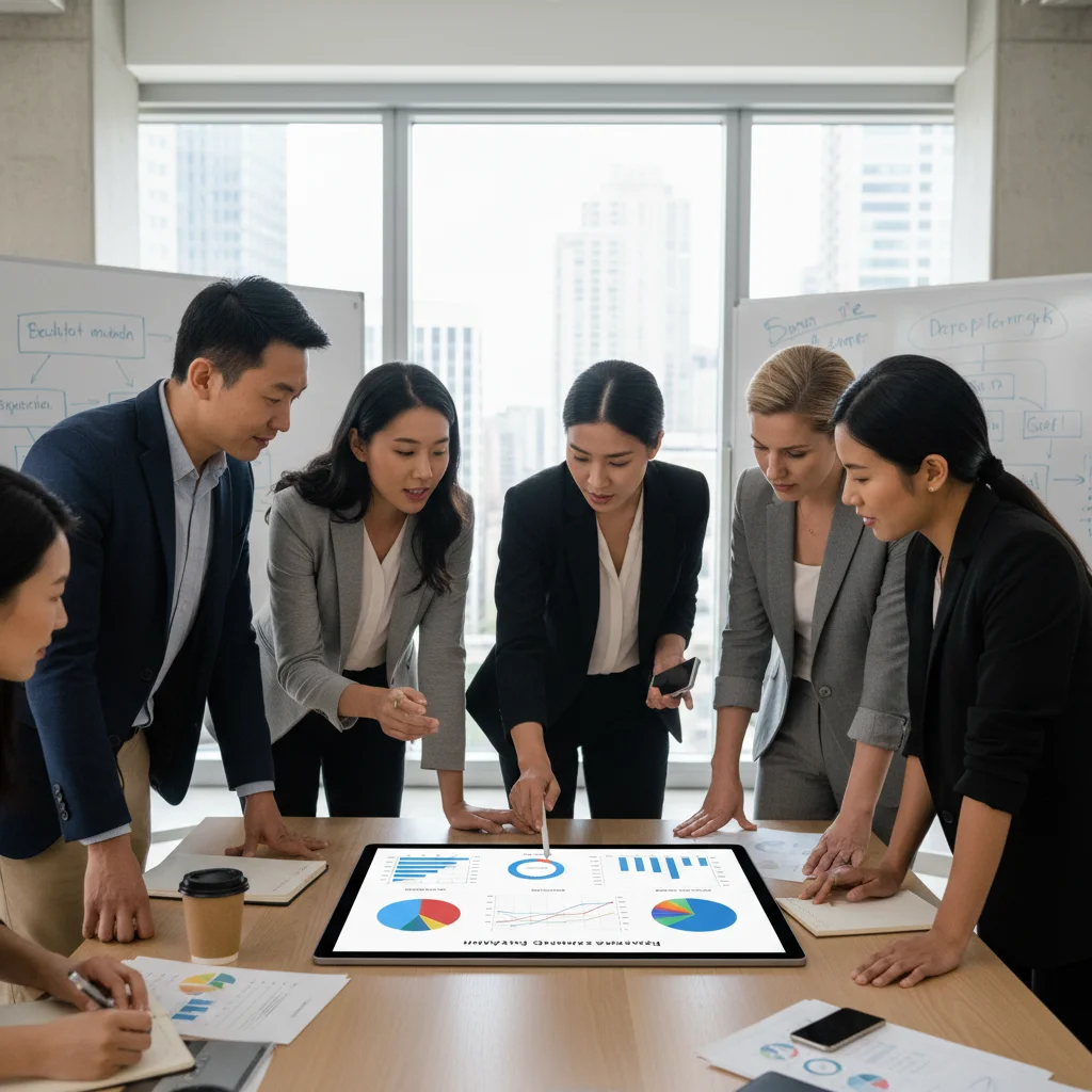 Equipo de profesionales analizando oportunidades de financiación para proyectos de I+D+i en España.