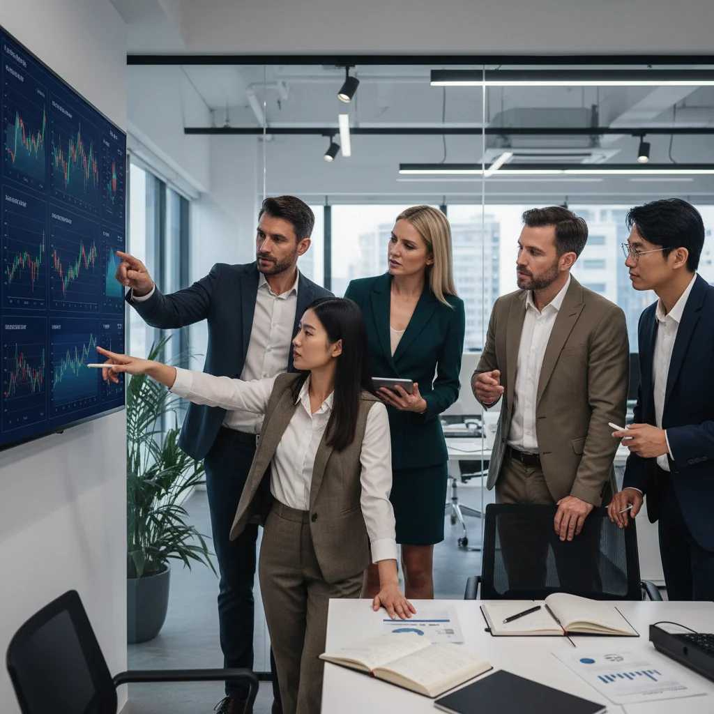 Equipo de Pymes analizando estrategias fiscales y planificación financiera