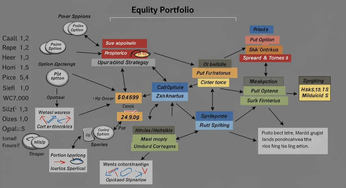 Diagram of options contracts for equity hedging strategies.