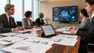 Advanced Estate Planning 2026: Minimize Federal Taxes & Optimize Wealth Transfer Professionals reviewing complex estate planning documents and financial projections for 2026 tax strategies.