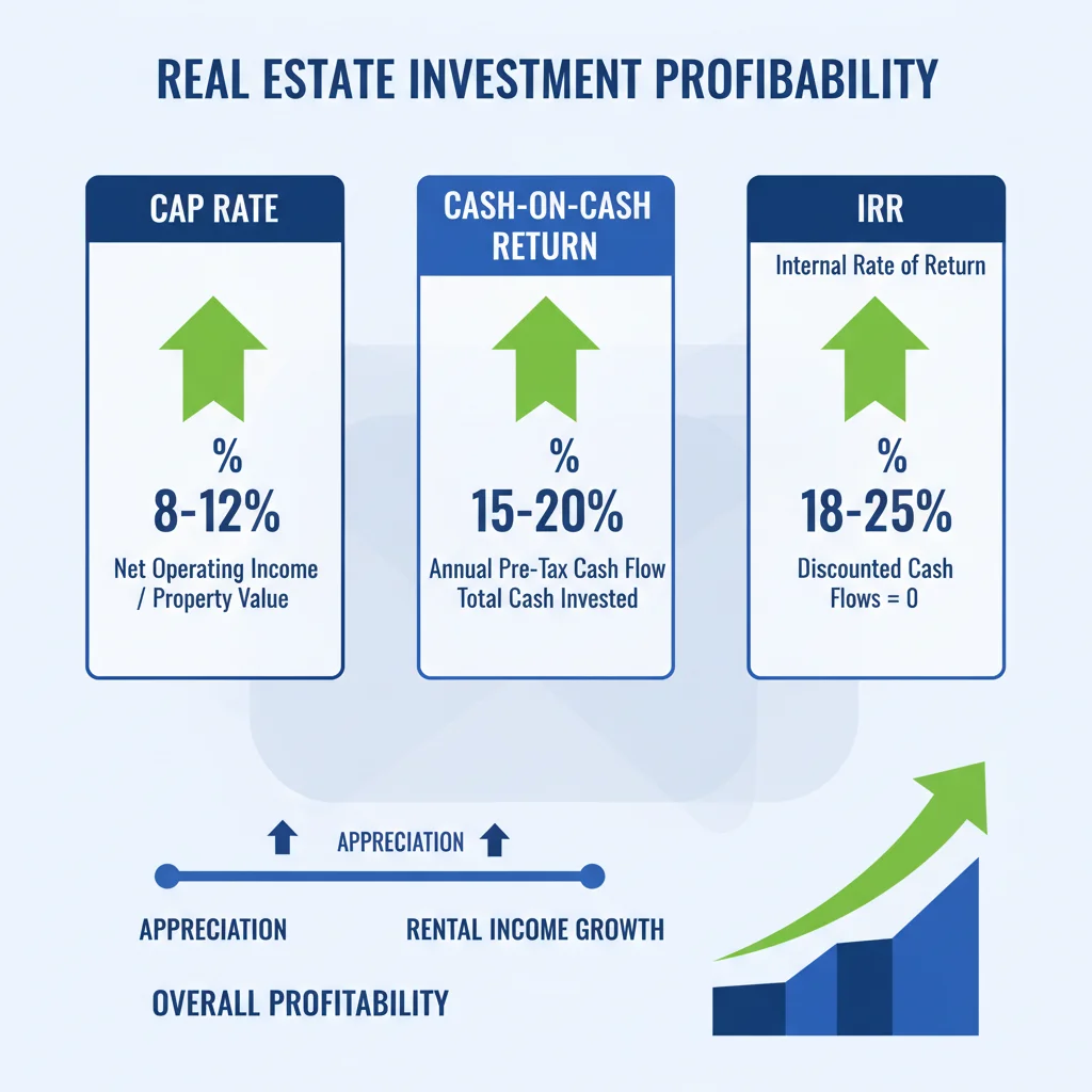 Financial metrics for real estate investment analysis
