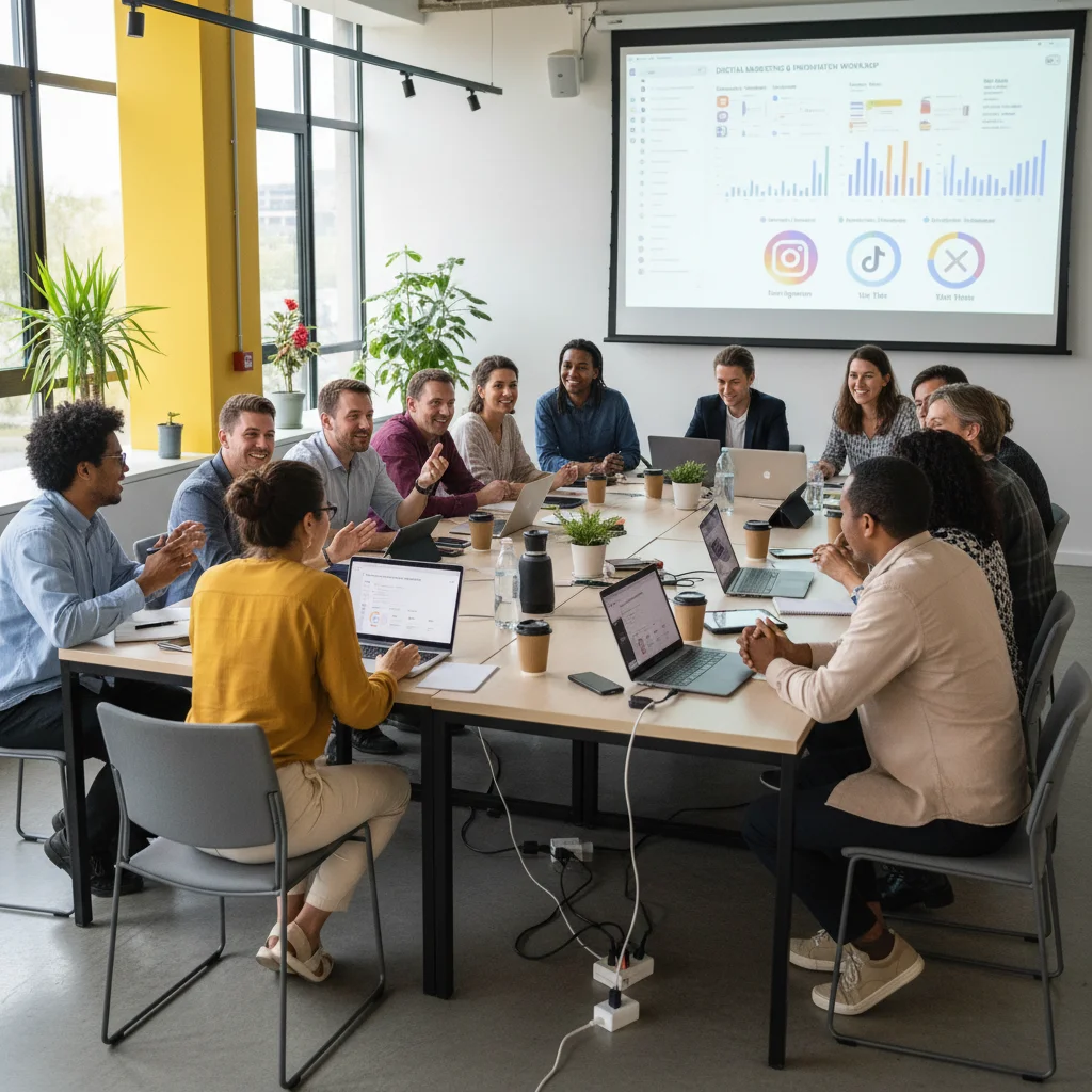 Profesionales del turismo en un taller de digitalización y marketing innovador