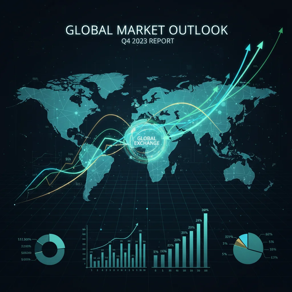 Global market trends and economic growth indicators across different regions.