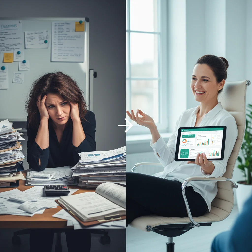 Before and after marketing automation: manual vs. automated efficiency for small business