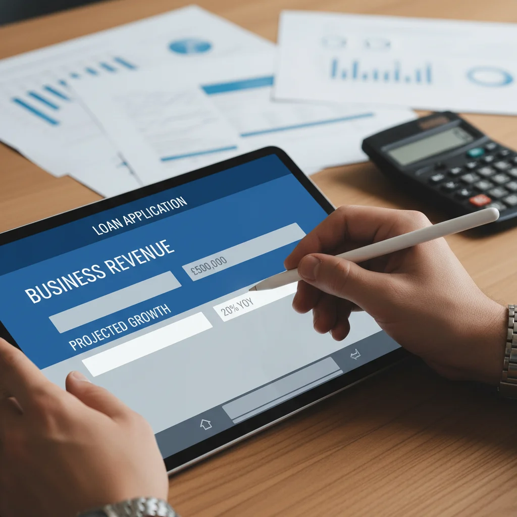 Online small business loan application process