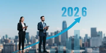 Professionals overcoming career plateaus in 2026, symbolizing salary increase and growth
