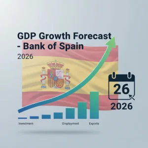 Gráfico de previsiones económicas del Banco de España para 2026.