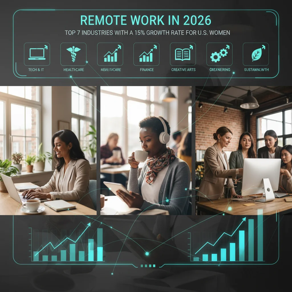 Remote Work Trends 2026: Top Industries for U.S. Women’s Growth