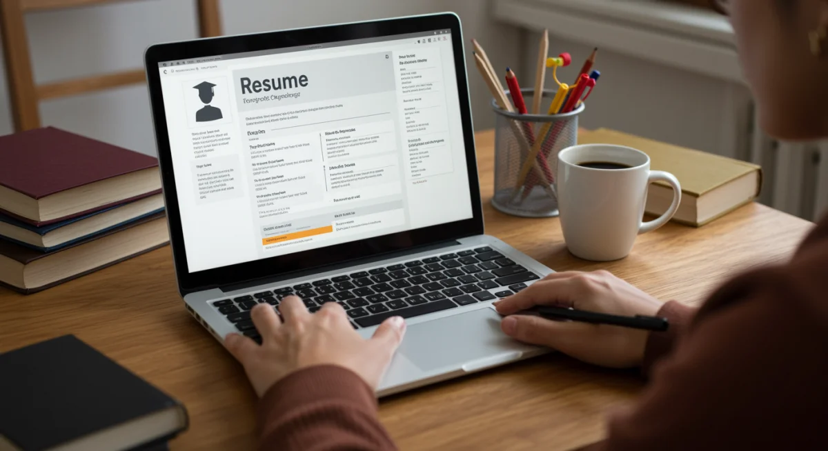 Recent graduate tailoring resume for the competitive 2026 job market.