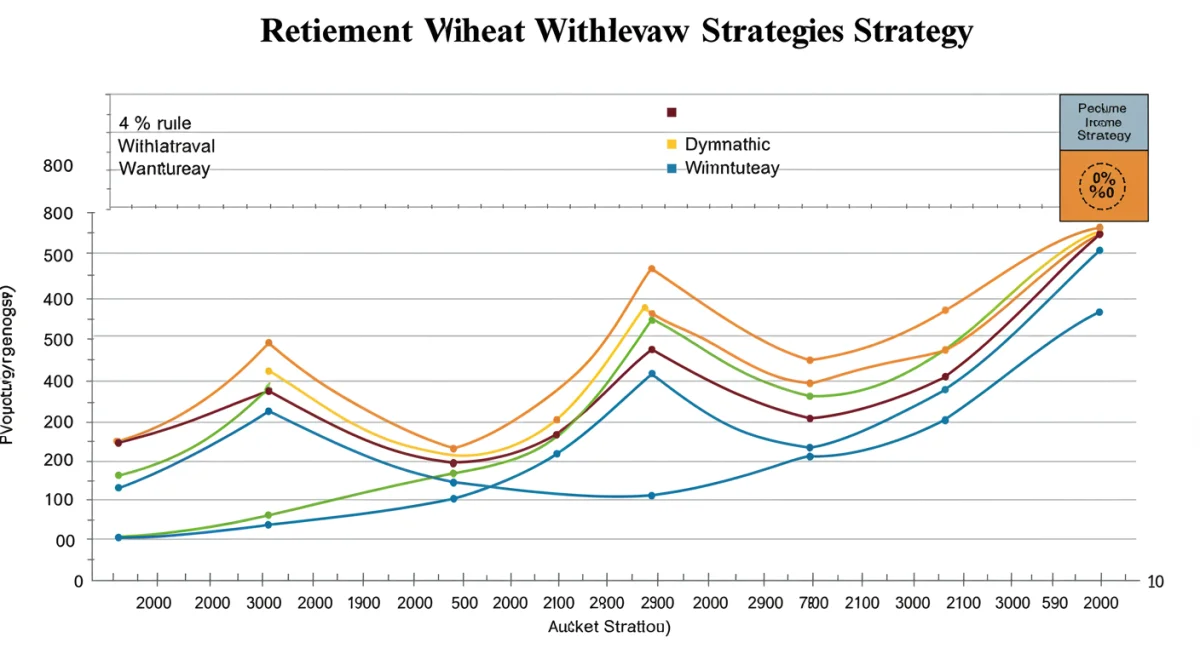 Chart comparing various retirement withdrawal strategies for income generation