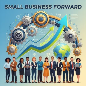 Small business owners achieving significant ROI growth with marketing automation technology