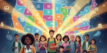 Diverse individuals benefiting from state financial aid programs in 2026.