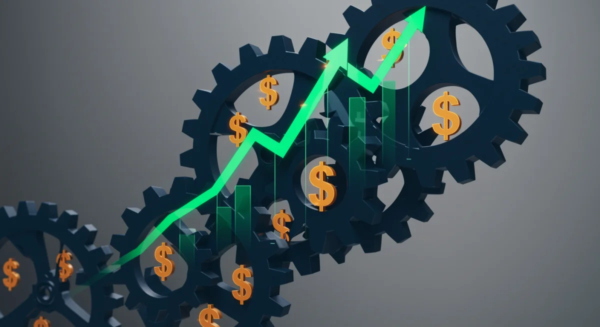 Interconnected gears symbolizing strategic financial growth and estate planning efficiency.