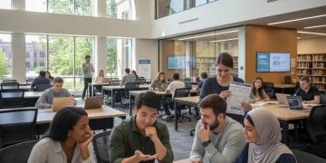 Students preparing for college financial aid applications