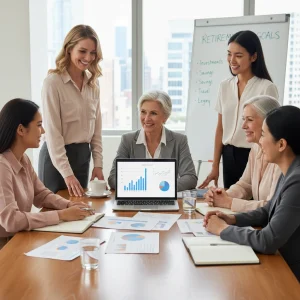 Women discussing Social Security and retirement planning for 2026