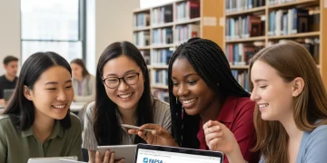 Women students discussing FAFSA changes for federal student aid