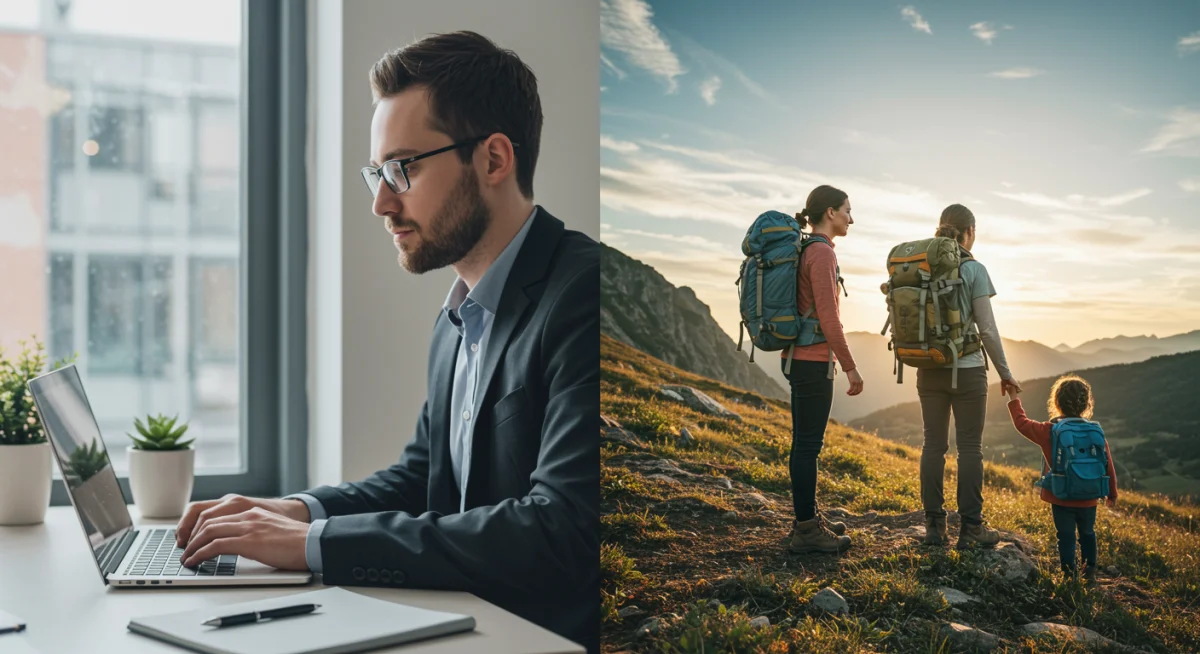 Balanced life with professional work and personal leisure activities.